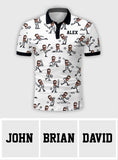 Gift For Baseball Dad, Husband, Son... - Personalized Baseball Polo Shirt