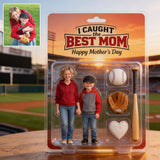 Baseball Mom, Gift For Mom - Personalized Baseball Custom Shaped Acrylic Plaque