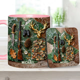 Love Hunting - Personalized Hunting Accent Mug
