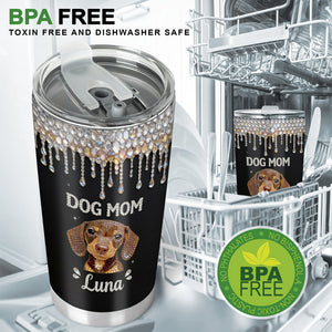 Dog Mom Unique Gift - Personalized Dog Tumbler