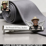 I'm Always With You - Personalized Memorial Tie Clip