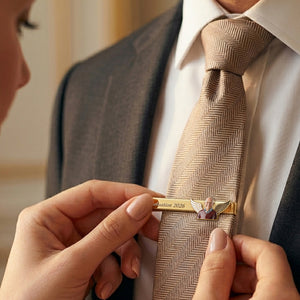 I'm Always With You - Personalized Memorial Tie Clip