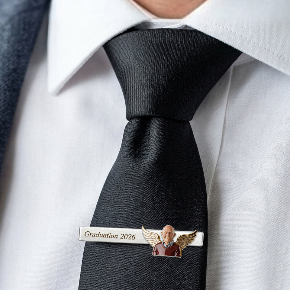 I'm Always With You - Personalized Memorial Tie Clip