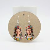 Cinco de Mayo Fiesta - Personalized Cinco de Mayo Pendant Necklace & Earrings Set