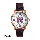 Beautiful Butterfly - Personalized Butterfly Women Hand Watch