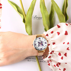 Beautiful Butterfly - Personalized Butterfly Women Hand Watch