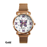 Beautiful Butterfly - Personalized Butterfly Women Hand Watch