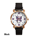 Beautiful Butterfly - Personalized Butterfly Women Hand Watch