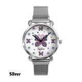Beautiful Butterfly - Personalized Butterfly Women Hand Watch