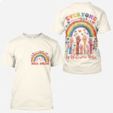 Everyone Is Welcome Here - Personalized Teacher All Over Shirt