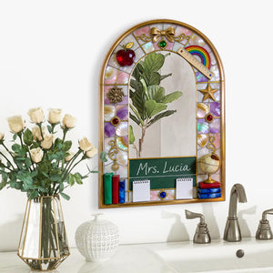 Teacher Gifts - Personalized Teacher Wall Hanging Mirror