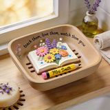 Teacher Gifts Boho Kraft - Personalized Teacher Catch-All Tray