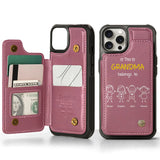 This Grandpa Dad Belongs To - Personalized Grandpa Wallet Phone Case