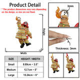 Holiday Firefighter Hero - Personalized Firefighter Transparent Ornament