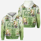 Life Is Better With Frogs - Personalized Frog All Over Shirt