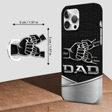 Dad The Man The Myth The Legend First Bump - Christmas Gift for Dad - Personalized Father Full Print Phone Case