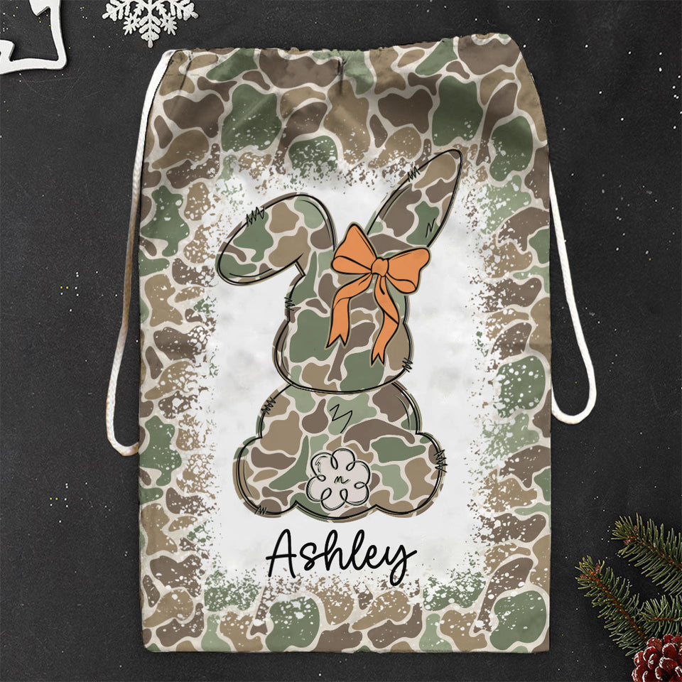 Egg Hunter - Personalized Kid Drawstring Tote Bag