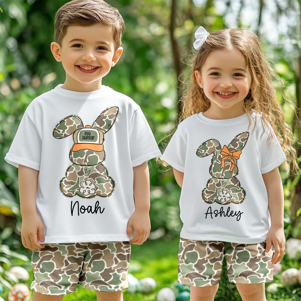 Egg Hunter - Personalized Kid T-shirt & Shorts