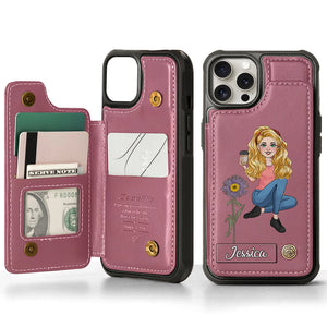 Gift For Friends Birth Month - Personalized Bestie Wallet Phone Case