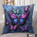 Beautiful Butterflies - Personalized Butterfly Throw Pillow