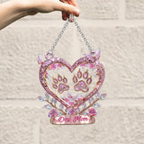 Fur Mama - Personalized Dog Window Hanging Suncatcher Ornament