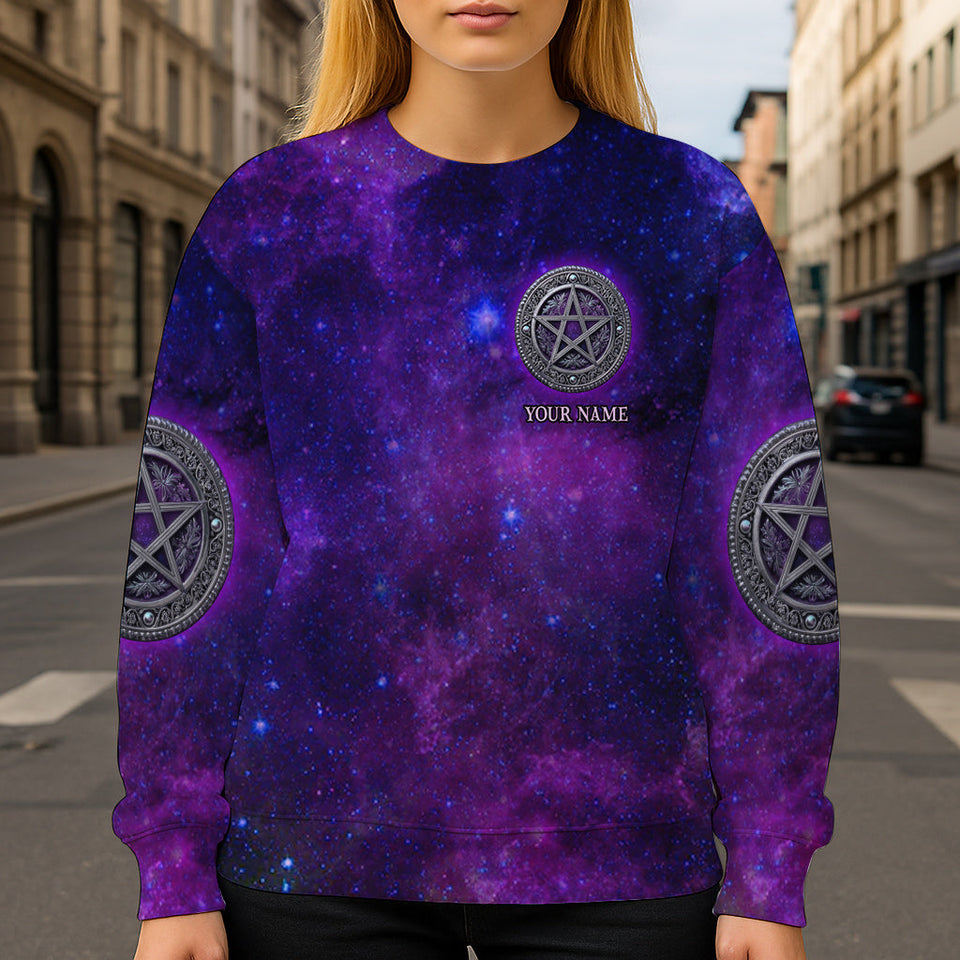 Witch Symbol - Personalized Witch All Over Shirt