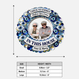 Check Yo Energy, Evil Eyes - Personalized Family Acrylic Sign