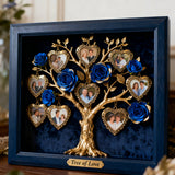 Photo Frame Rose Tree For Couple/ Family/ Mother's Day Gift.... - Personalized Couple Custom Shaped Acrylic Plaque