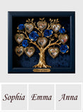Photo Frame Rose Tree For Couple/ Family/ Mother's Day Gift.... - Personalized Couple Custom Shaped Acrylic Plaque