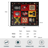 The True Crime Watching Blanket - Personalized True Crime Quilt