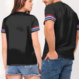 Custom Any Photo - Personalized Dog Fully Printed V-Neck T-Shirt