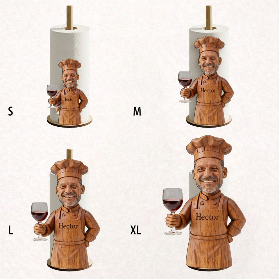 That's What I Do, I Cook I Drink - Personalized Cooking Paper Towel Stand