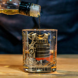Serve And Protect - Personalized Police Officer Whiskey Decanter Set