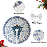 Toile De Jour Family Initial Custom - Personalized Family Tree Skirt