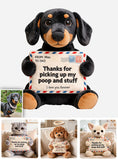 Letter For Dad And Mom - Personalized Dog Premium Faux Fur Pillow