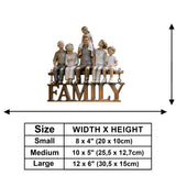 Initial Letter, Custom From Photo - Personalized Family Wooden Wall Mount Sign