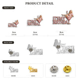 It's My Birthday - Personalized Birthday 3D Embossed Enamel Pin
