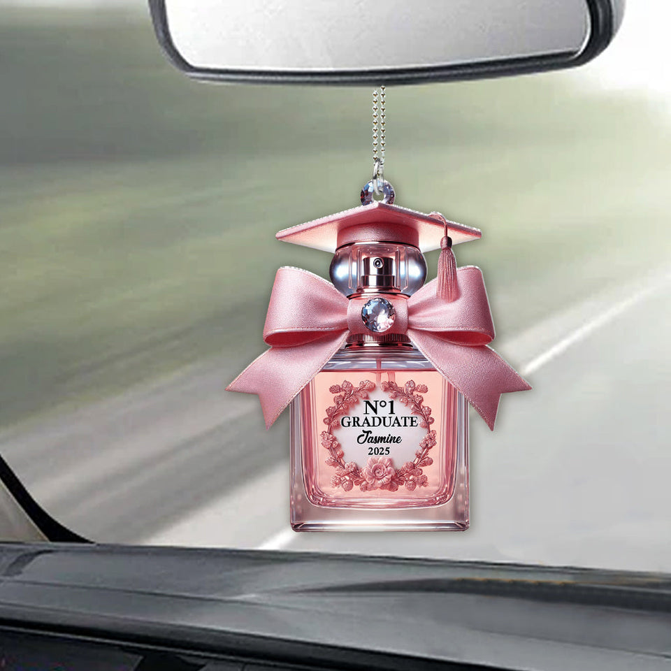 No1 Graduate - Personalized Graduation Car Ornament