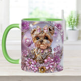 Yorkshire Terrier Lover - Personalized Dog Accent Mug