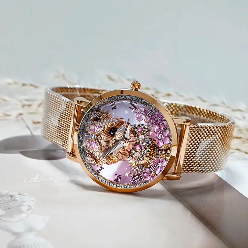 Yorkshire Terrier Lover - Personalized Dog Women Hand Watch