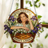 Custom Any Photo - Personalized Grandma Window Hanging Suncatcher Ornament