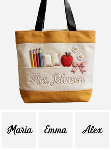 Teacher Gifts - Personalized Teacher Tote Bag