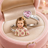 Kid's Birthday Keepsake - Personalized Kid Adjustable Shaped Ring