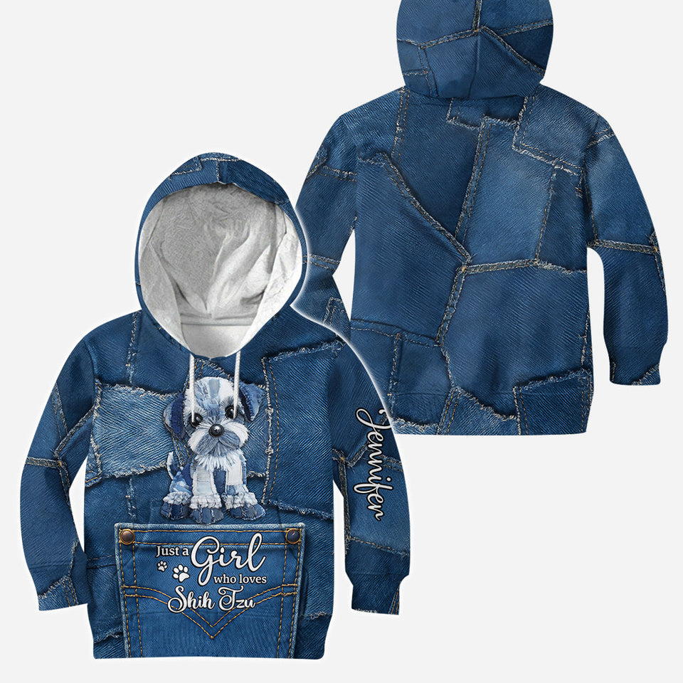 Love Shih Tzu - Personalized Dog Hoodie and Leggings