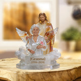 Memorial Gift For Lost Of Loved Ones - Personalized Memorial Custom Shaped Acrylic Plaque