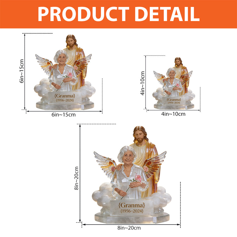 Memorial Gift For Lost Of Loved Ones - Personalized Memorial Custom Shaped Acrylic Plaque