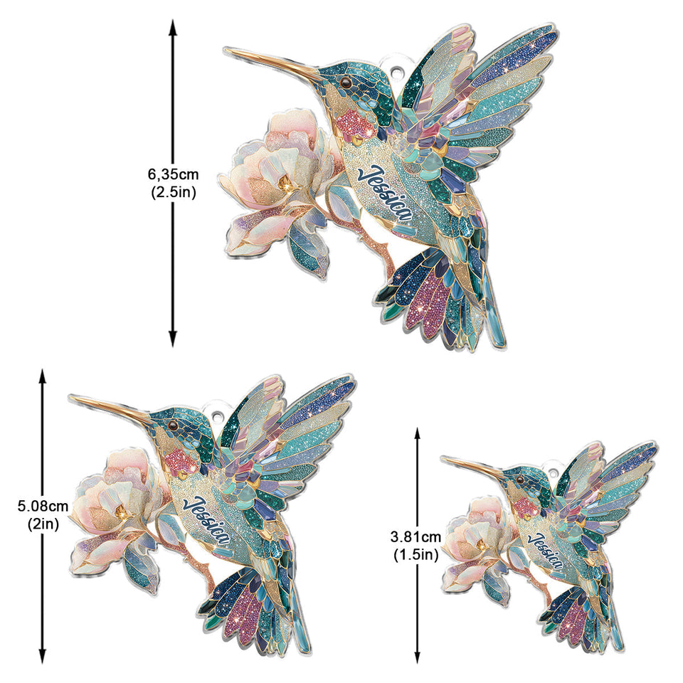 Love Hummingbird - Personalized Hummingbird Earrings