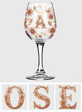 Custom Initial For Wine Lovers - Personalized Wine Wine Glass With Long Stem
