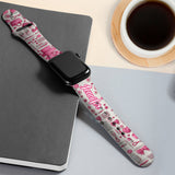 Nursing Is A Work Of Heart - Personalized Nurse Apple Watch Band