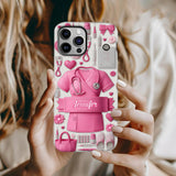 Nursing Is A Work Of Heart - Personalized Nurse Full Print Phone Case